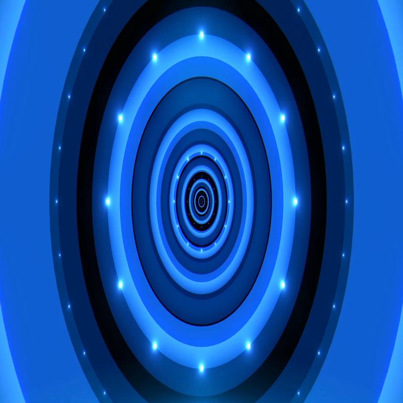 VJ Loop - Blue Hipno Tunnel