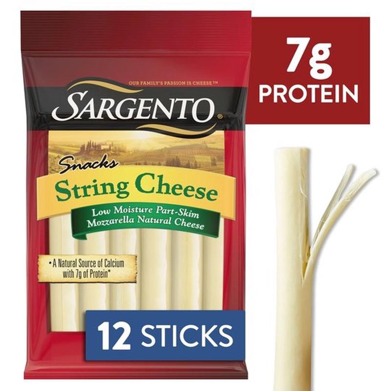 Sargento Natural String Cheese Snacks, 12-Count